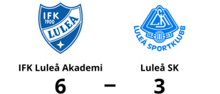 IFK Luleå Akademi vände och vann mot Luleå SK