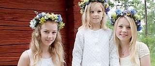 Starka karlar reste midsommarstång