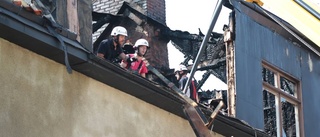 Brandhärjat hus just nu obeboligt