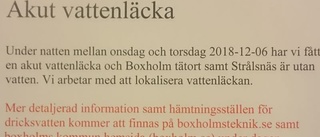 "Väldigt dålig information"