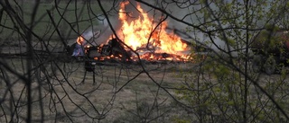 Skogsbrand i Norrköping var en tänd brasa