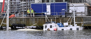 Fartyg har sjunkit i Göteborg 