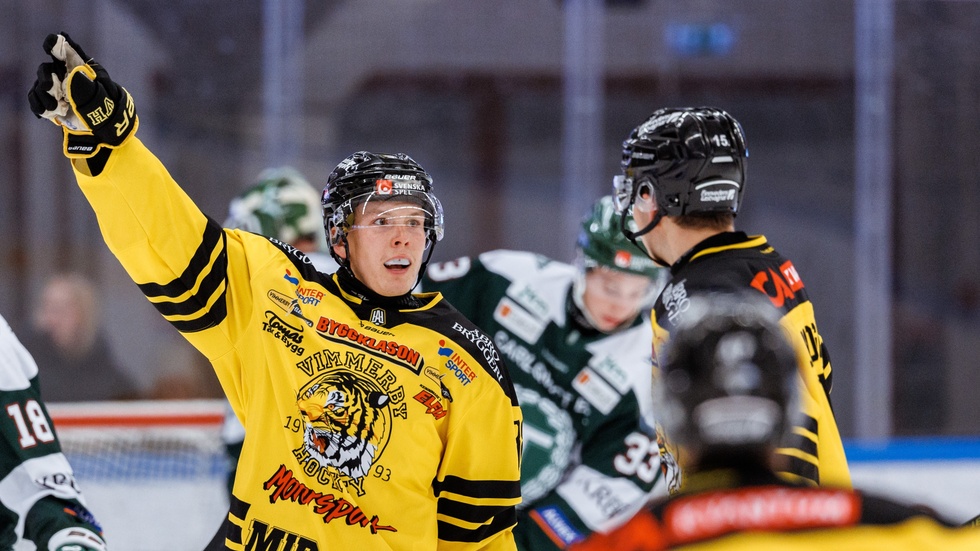 Eddie Levins framfart i Hockeyallsvenskan för Vimmerby har satt fart på spekulationerna inför kommande säsong.