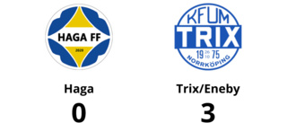 Trix/Eneby avgjorde mot Haga efter paus