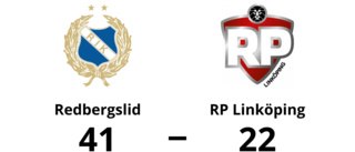 RP Linköping chanslöst mot Redbergslid