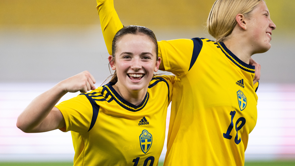 Ebba Hedman fanns med från start i de två segermatcherna mot Kanada och Skottland. 