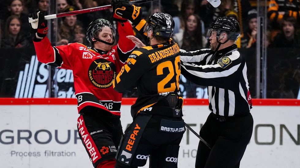 Jesper Sellgren spelade mer än halva matchen senast då Luleå vann mot Malmö. Nu väntar Skellefteå i grundseriens sista derby på tisdagen.