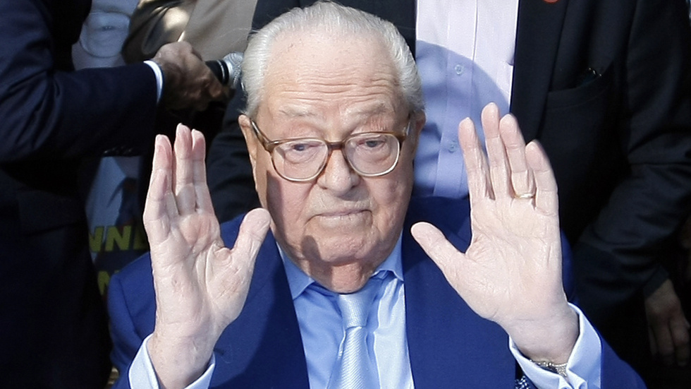 Jean-Marie Le Pen ledde den franska ytterhögern under 40 år. Arkivfoto.