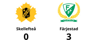 Två snabba mål i sista perioden avgjorde för Färjestad mot Skellefteå