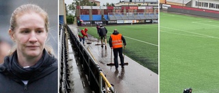 Vattenkaoset på Tunavallen – stopp i brunnen: "Flöt ut på planen"