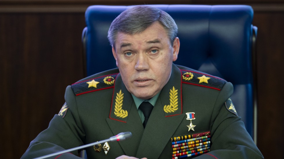 Generalstabschef Valerij Gerasimov. Arkivbild.