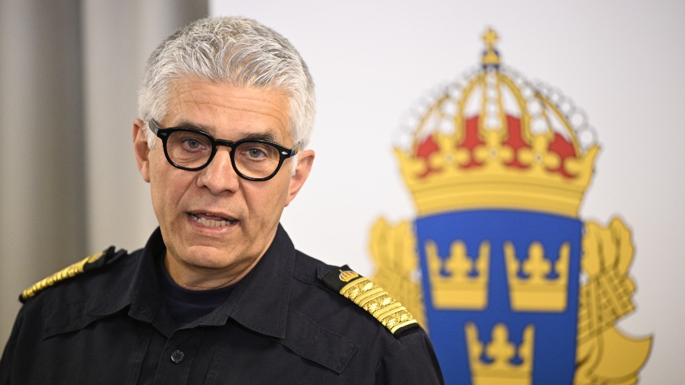 Rikspolischefen Anders Thornberg. Arkivbild.