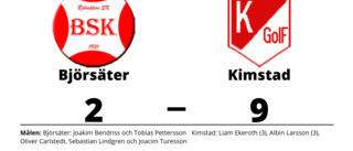 Tung förlust för Björsäter hemma mot Kimstad