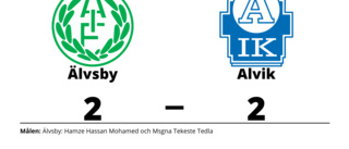 Älvsby fixade en poäng mot Alvik