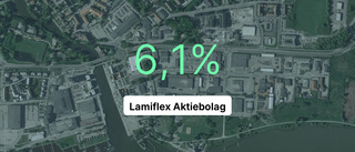 Lamiflex ökar omsättningen med 22,5 procent