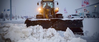 En miljon var kommunens nota för snöfallet