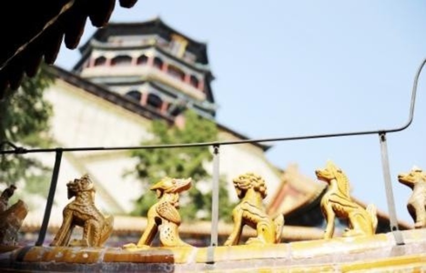 Sommarpalatset utanför Peking. På Unescos världsarvslista.