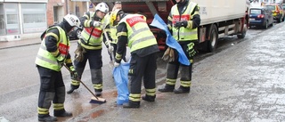 Olja har runnit ner i brunn