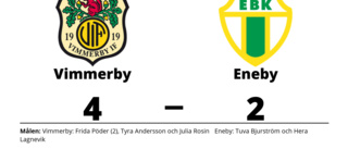 Tuva Bjurström och Hera Lagnevik målskyttar när Eneby förlorade