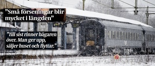 SJ ber Nyköpings tågpendlare om ursäkt: "Har varit en tuff vinter"