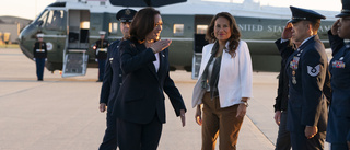 Kamala Harris till mexikanska gränsen