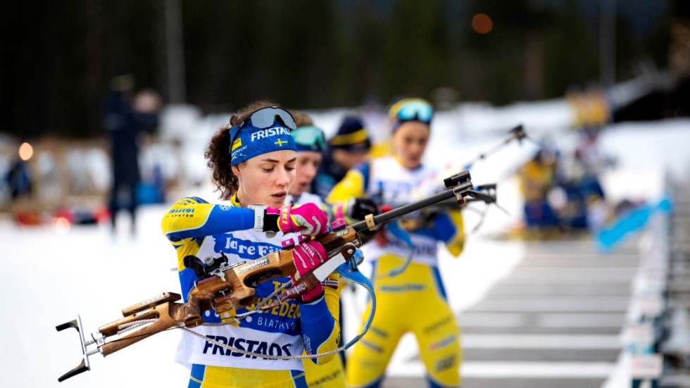 Hanna Öberg säger att det är en trygghet att ha någon som kan stötta henne.