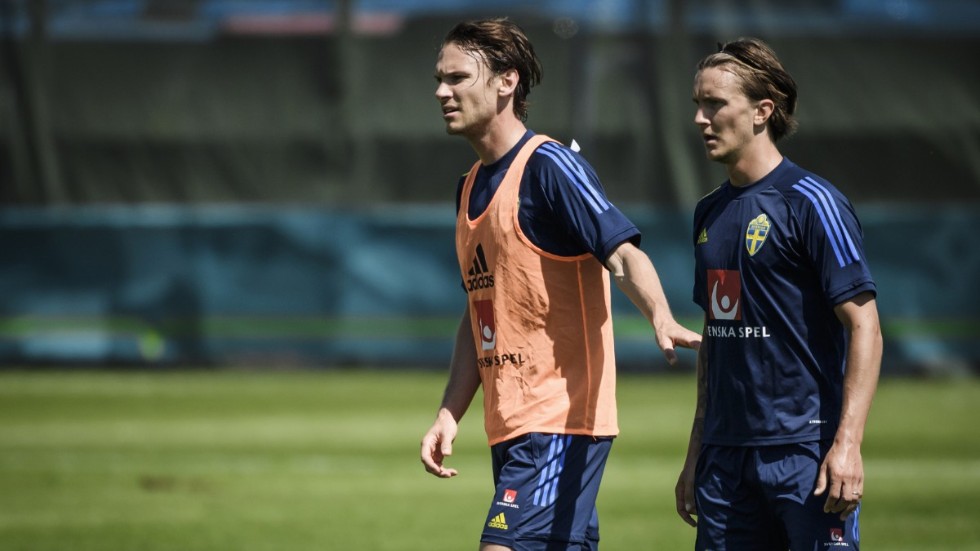 Albin Ekdal och Kristoffer Olsson.