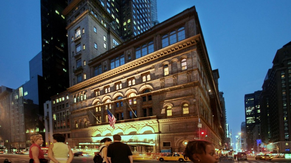 Carnegie Hall öppnar i oktober. Arkivbild.