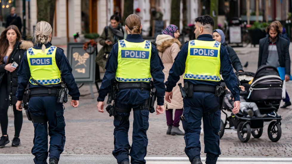Mer behöver göras mot förolämpningar mot poliser, anser Kristdemokraterna. Arkivbild.
