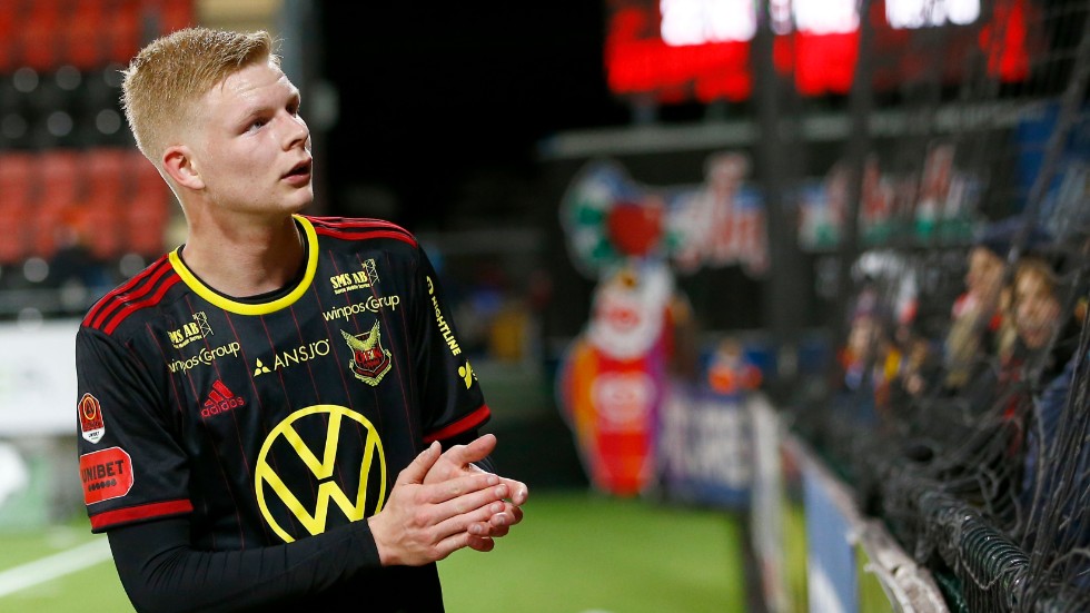 Östersunds Malcolm Stolt gjorde sitt första allsvenska mål. Men 1–1 mot Häcken räcker kanske inte för Östersund att klara sig kvar i allsvenskan.