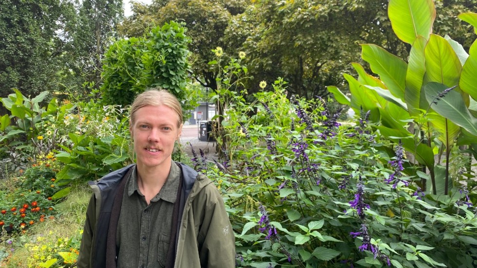 Joel Öhlund, ordförande för kulturföreningen Pepparroots som arrangerade lördagens festival.