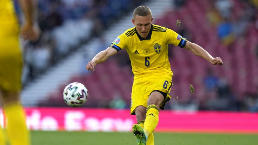 Ludwig Augustinsson är klar för Sevilla. Arkivbild.