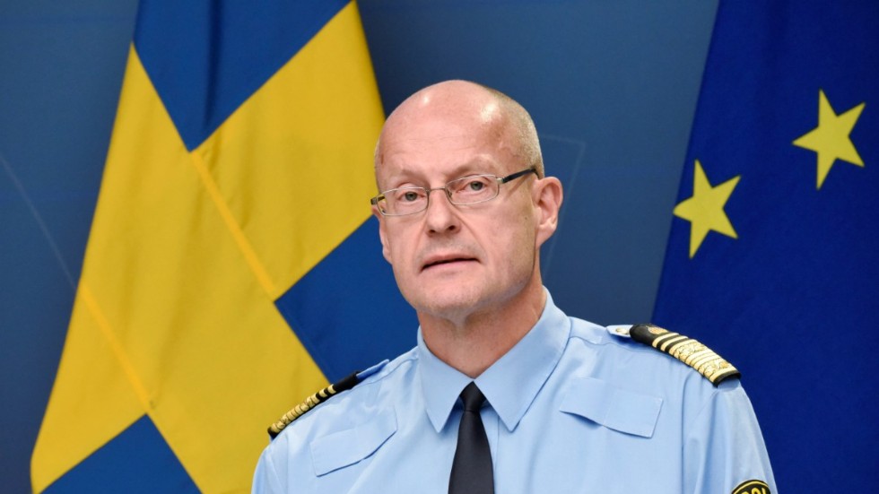 Vid en presskonferens slog polisens internutredare fast att rikspolisen borde överväga att sparka Mats Löfving. Arkivbild