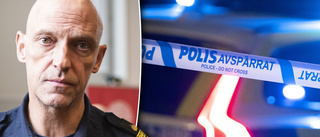 Polischefen: "En situation som Sverige aldrig tidigare upplevt"