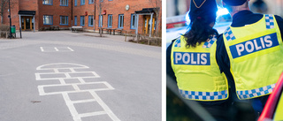 Poliser skrev autografer efter dramat på skolgården