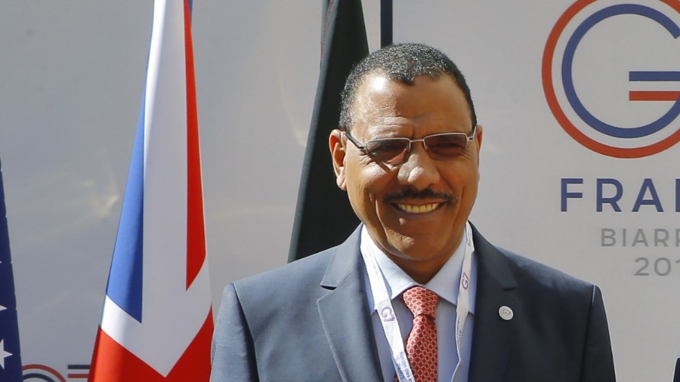 Nigers nytillträdde president Mohamed Bazoum, här på en bild från 2019.