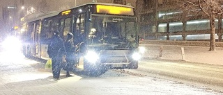 Bussbolaget är ute i ogjort väder