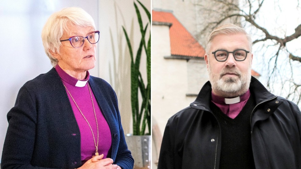 "Det är en stor sorg i detta, och den sorgen gäller främst en kollega, en medmänniska med familj och ett stift. Det gäller många människor så det finns mycket sorg i detta. Det är smärtsamt, det kan man inte komma ifrån", sade ärkebiskop Antje Jackelén på tisdagens presskonferens. Där medverkade även stiftsdirektor Christer Engelhardt.