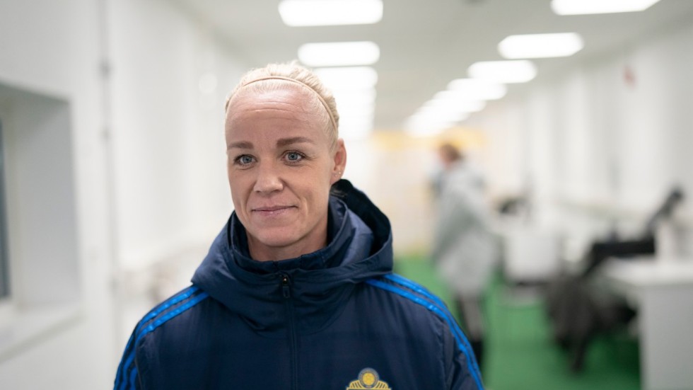 Caroline Seger har varit med i förhandlingarna kring fotbollslandslagens nya avtal. Arkivbild.