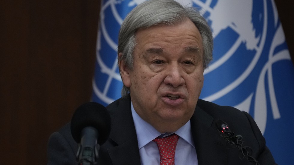 FN-chefen António Guterres har bjudit in till ett klimattoppmöte i New York. Arkivbild.