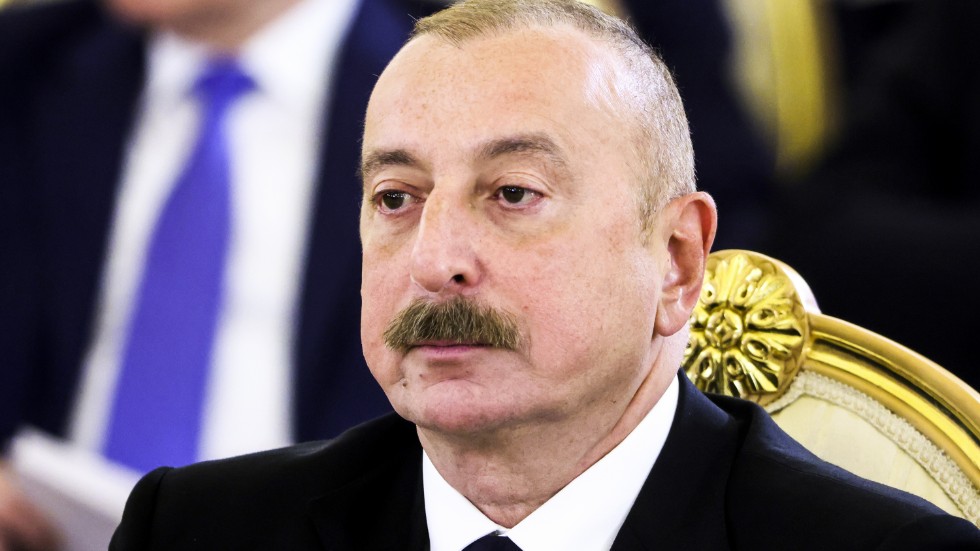 Azerbajdzjans president Ilham Aliyev. Arkivbild.
