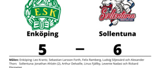 Förlängningsavgörande när Enköping föll mot Sollentuna