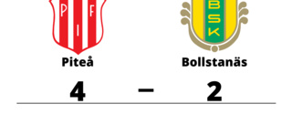 Piteå segrade mot Bollstanäs på hemmaplan
