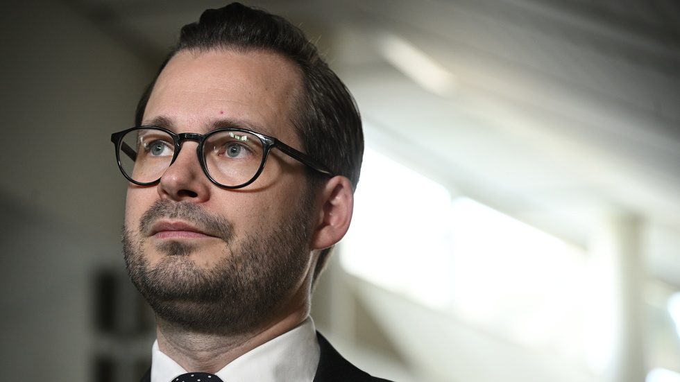 Sverigedemokraternas partisekreterare Mattias Bäckström Johansson (SD). Arkivbild.