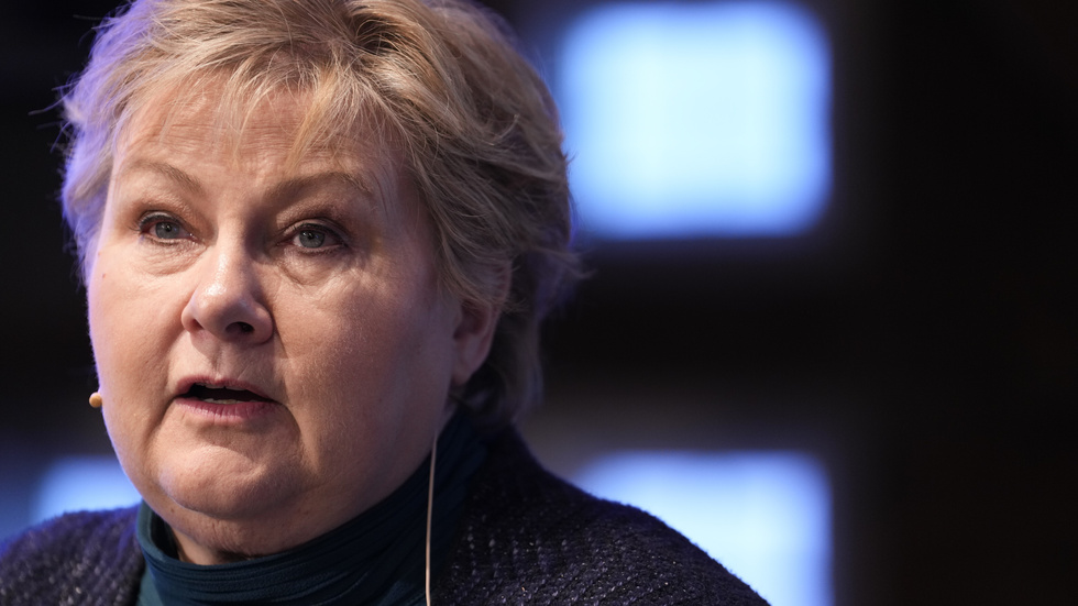 Høyres partiledare Erna Solberg. Arkivbild.