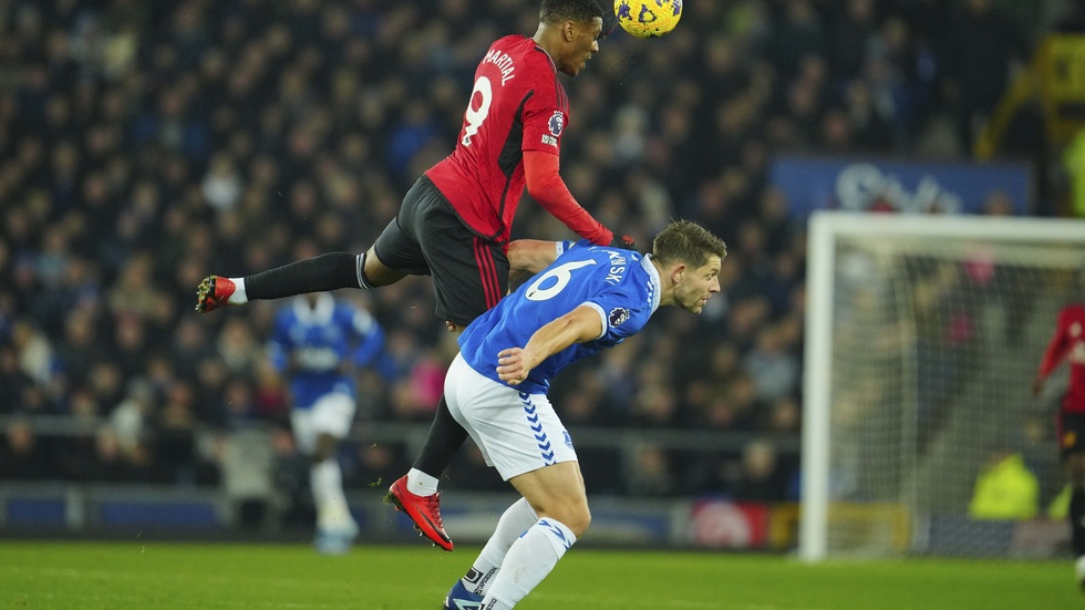 Kommer man kunna se mål som det Manchester United:s Anthony Martial gjorde i Premier League-matchen mot Everton på Viaplay framöver? Arkivbild.