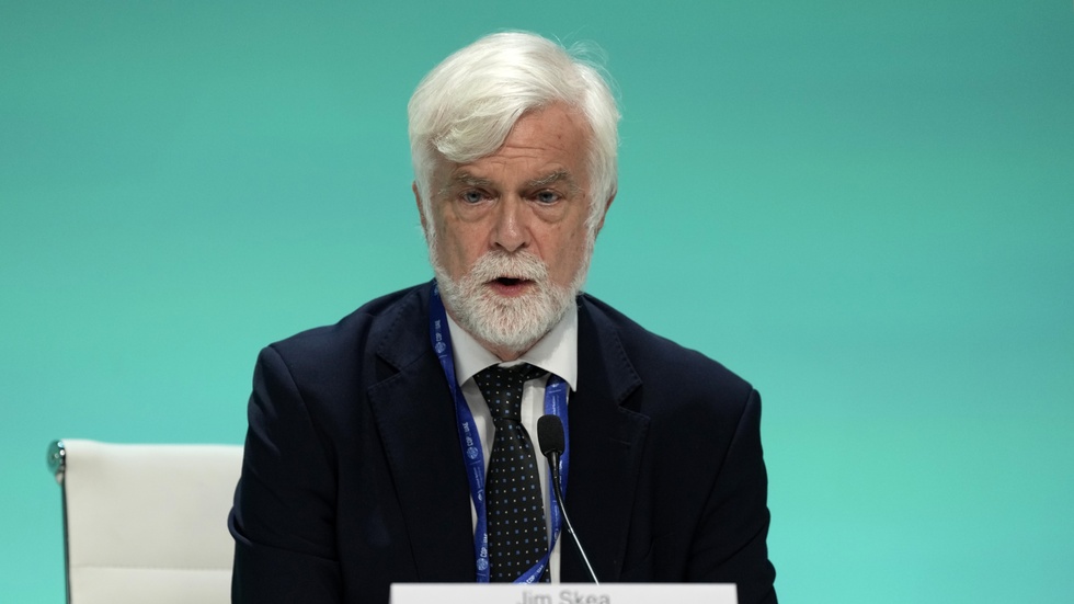 Jim Skea, ordförande i FN:s klimatpanel IPCC.