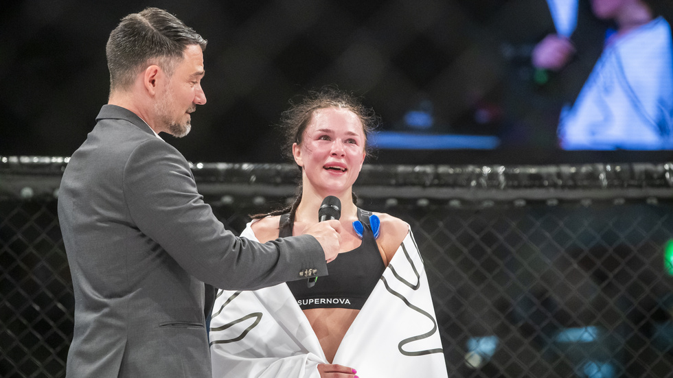 Efter debutsegern på MMA-galan Battle of Botnia i somras har Nova Bergmans karriär gått spikrakt uppåt.