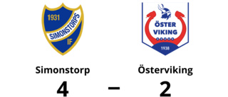 Stark seger för Simonstorp i toppmatchen mot Österviking