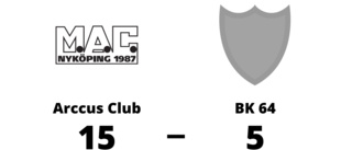 Storseger för Arccus Club mot BK 64